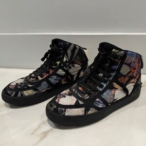 Valentino Garavani Butterfly Print High Top Women's Sneakers Size 37.5